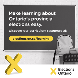 Advertisement for Elections ON